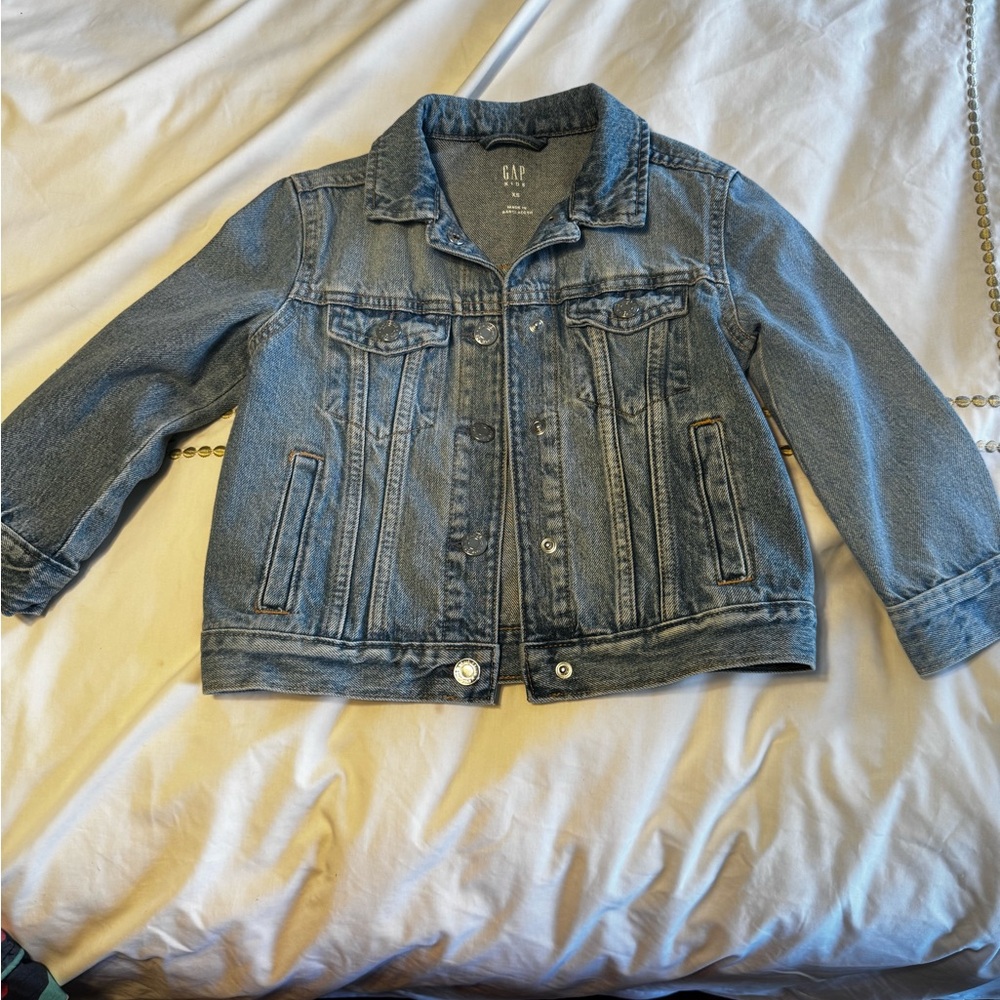 GAP Kids Denim Jacket in Washed Blue